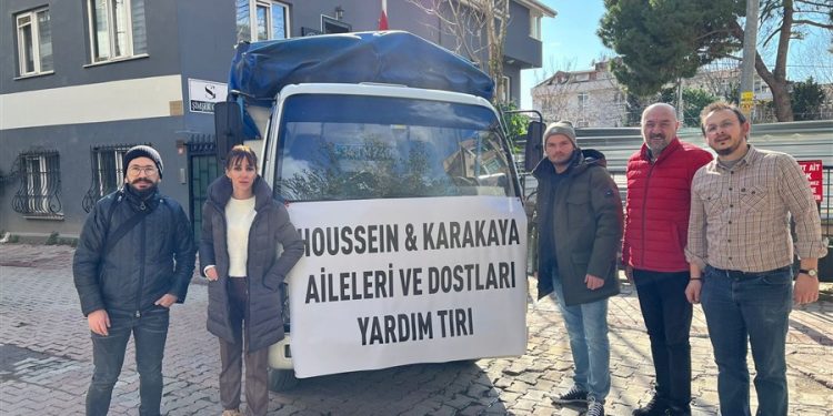 DEPREM FELAKETZEDELERİNE YARDIM İÇİN GELDİLER