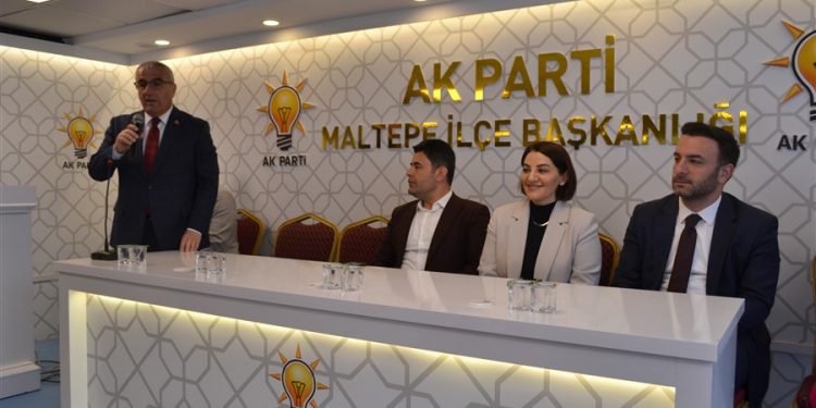 AK PARTİ MALTEPE İLÇESİNDE BAYRAMLAŞMA TÖRENİ YAPILDI