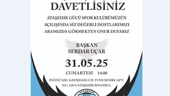 ATAŞEHİRGÜCÜSPOR YENİ BİNASINA TAŞINIYOR